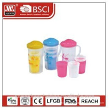 Populaire en plastique eau bouilloire 1,6 L w/4 tasses